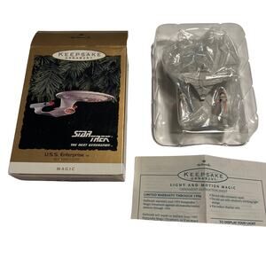Star Trek U.S.S. Enterprise Hallmark Keepsake The Next Generation